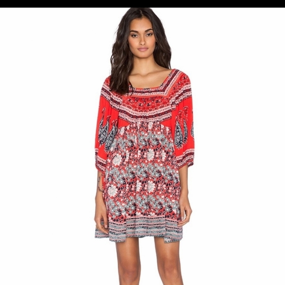 Free People Dresses & Skirts - |Free People| Babydoll Midsummer's Dream Dress Poppy